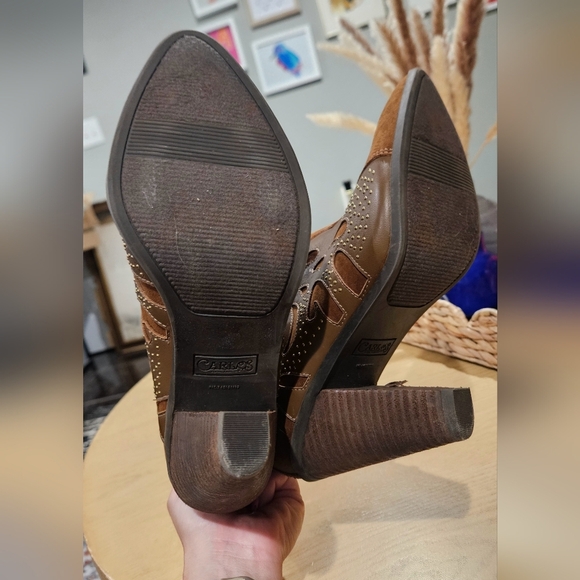 CARLOS by Carlos Santana Sterling Western Booties Bourbon. Size 7 - Picture 15 of 15